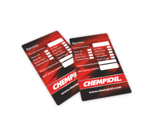 CHEMPIOIL Oil Service Sticker